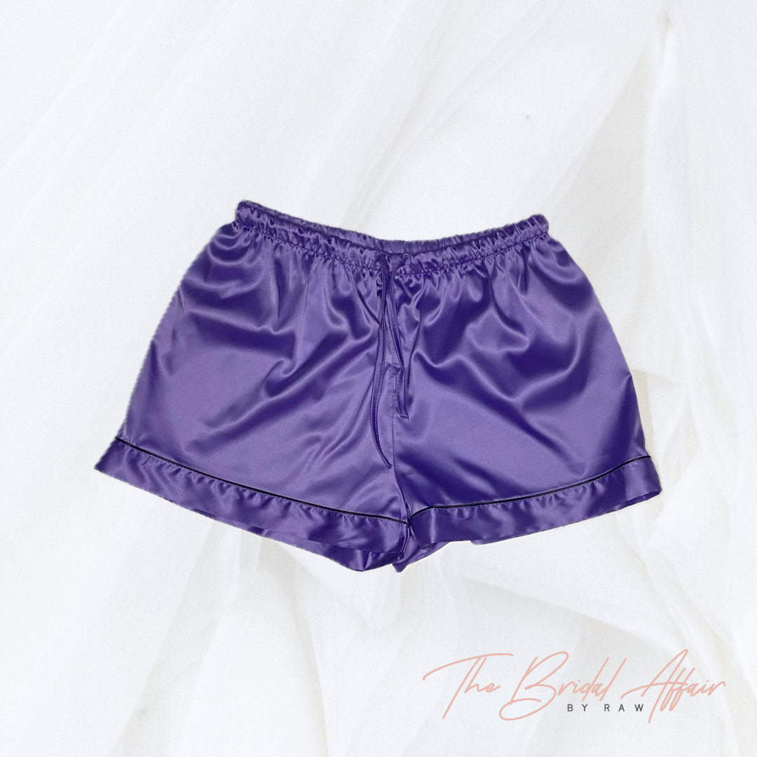 Satin Pyjamas Set - Lavender